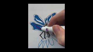 Learning to Draw Butterfly #drawing #art