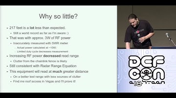 DEF CON 18 Hacking Conference Presentation By Chris Paget  Extreme-Range RFID Tracking - Video and S