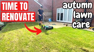 It is time to RENOVATE your LAWN  Step by Step Guide  Autumn Lawn Care