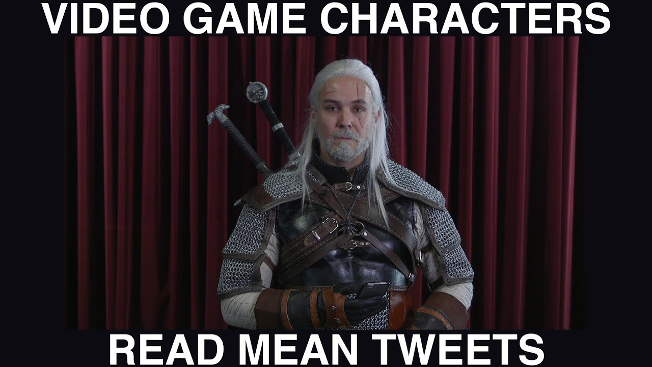BHM Video Game Characters Reading Mean Tweets YouTube