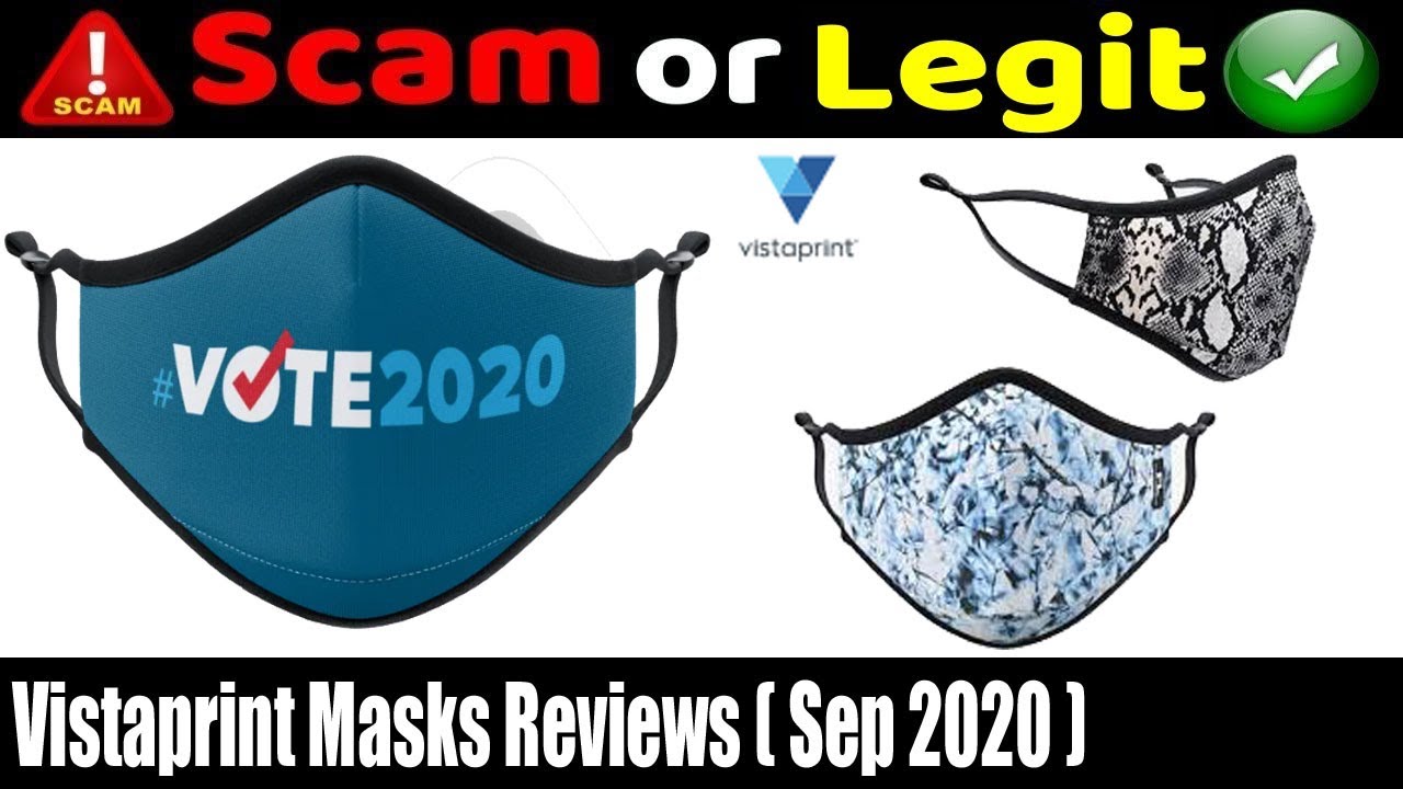 Vistaprint Masks Reviews (Sep 2020) ! Is scam or legit