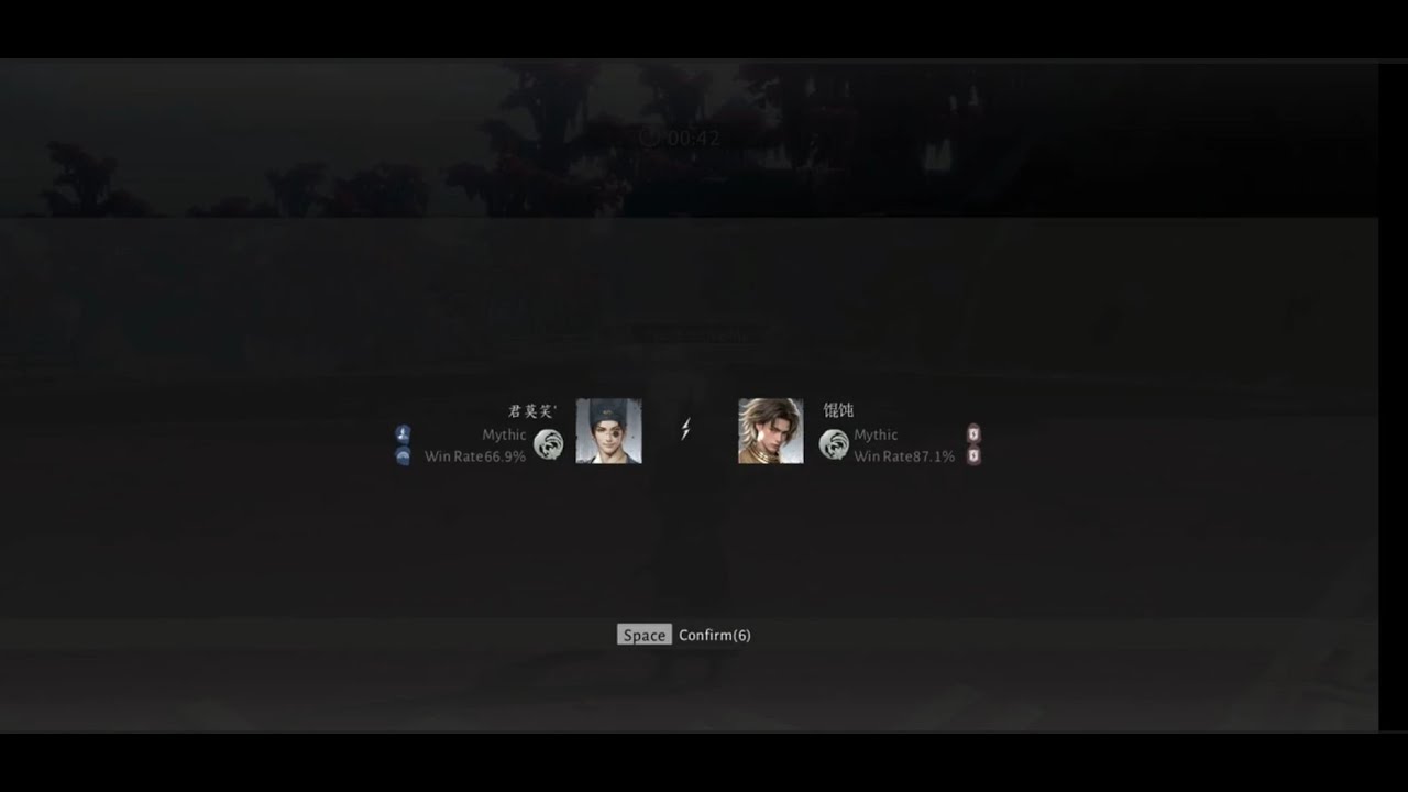 PVP 1v1 WWM rank Mythic, against Mo Blade 88% winrate elo 3000, Umbrella elo 2000 and so on