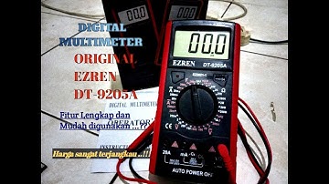 EZREN DT-9205A Original Multimeter Avometer Multitester Digital DC- AC Diode Tr