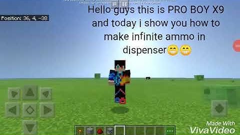 How to make infinite ammo with dispenser minecraft