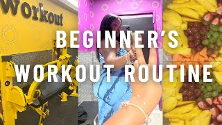 NIGHT AT THE GYM | BEGINNERS WORKOUT ROUTINE