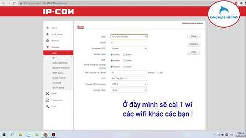 Cài đặt Thiết bị mạng WF định tuyến không dây IPCOM AP325 truyền NHANH kết nối Thông Minh 0978986365