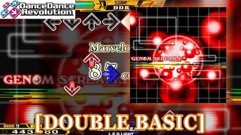 【DDR 2nd】 GENOM SCREAMS [DOUBLE BASIC] 譜面確認＋クラップ