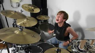 Machine Gun Kelly - Concert for Aliens | Kempton Maloney Drum Cover | 12 Years Old