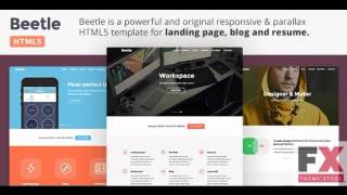 Preview Beetle HTML - Responsive HTML5 Template TForest