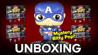 Marvel Funko Bitty Pop THE INFINITY SAGA Unboxing Complete Set Marvel 4-Pack Bitty Series 1, 2, 3, 4