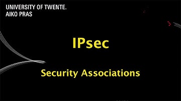 IPsec security associations
