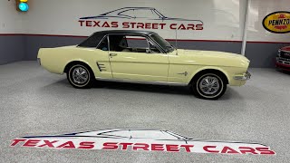 1966 Ford Mustang Coupe, inline 6, automatic, console, power steering, brakes, AC, FOR SALE