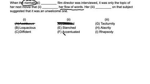 GRE Vocab: 3-blank Text Completion!