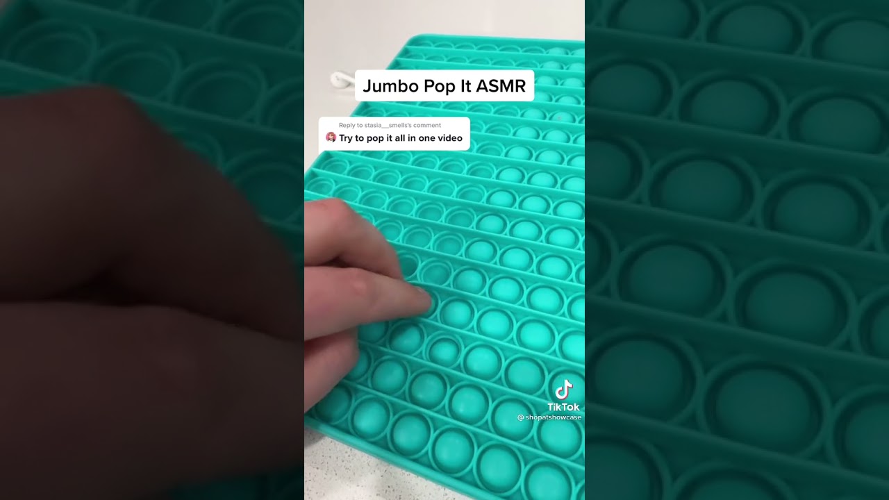 Jumbo gianT pop it ASMR blue pop it