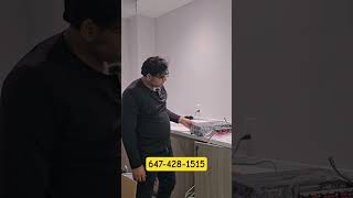 speaker sound system installation in Toronto office. #speaker #soundsystem #installation #office