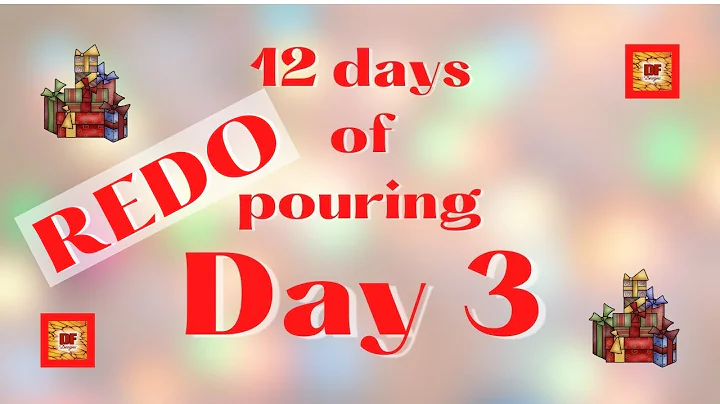 12 Days Of Pouring Day 3 REDO | Acrylic Pouring | ...