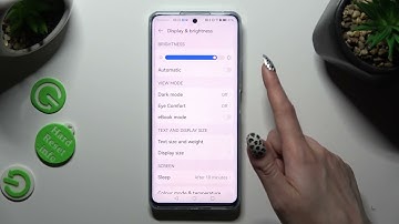 How to turn On / Off Auto Brightness in Huawei Nova 11i - Adaptive Brightness