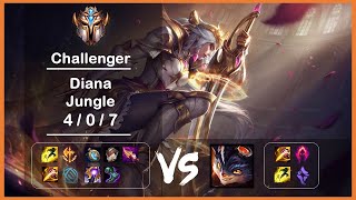 KR Challenger Replays Jungle Diana vs Rumble Ep.3717