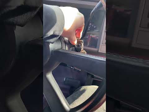 Key stuck in ignition lock trick for 89 Chevy truck - YouTube