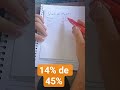 Como resolver Porcentagem #matematica  #shorts