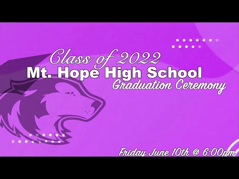 Mt. Hope High School Class of 2022 Graduation Ceremony