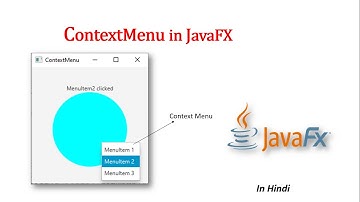 JavaFX Tutorial | ContextMenu in JavaFX