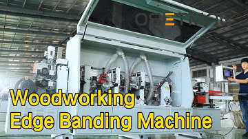 Veneer Woodworking Edge Banding Machine Automatic Trimming PLC Control
