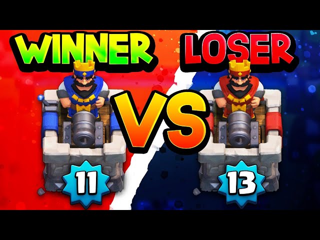 King Tower 3 and the figure of King in Clash Royale