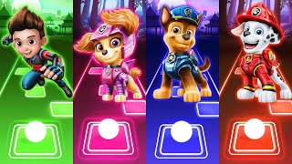 Paw Patrol Team Ryder - Skye - Chase - Marshall | Tiles Hop EDM Rush