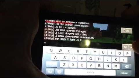 MCPE COMMANDS (NO JAILBREAK)