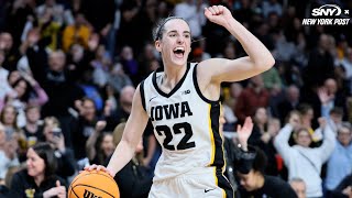 Caitlin Clark Iowa defeat LSU in March Madness classic