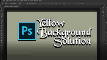 Photoshop Yellow Background Problem Fix incorrect display profile on Photoshop CC/CS6 | (Mr.Shazil)