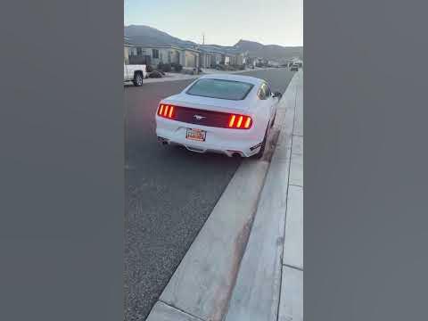 2017 Mustang Ecoboost Muffler delete - YouTube