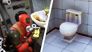 How To Destroy Toilet - Fortnite