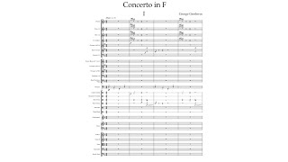 George Gershwin - Piano Concerto in F major [with full score