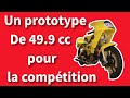 Un prototype de 499 cc taill pour la comptitions