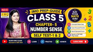 SOF IMO Prep-Guide Class 5 | Chapter 1 Number Sense | Self Test-1 & 2 | Complete Solutions