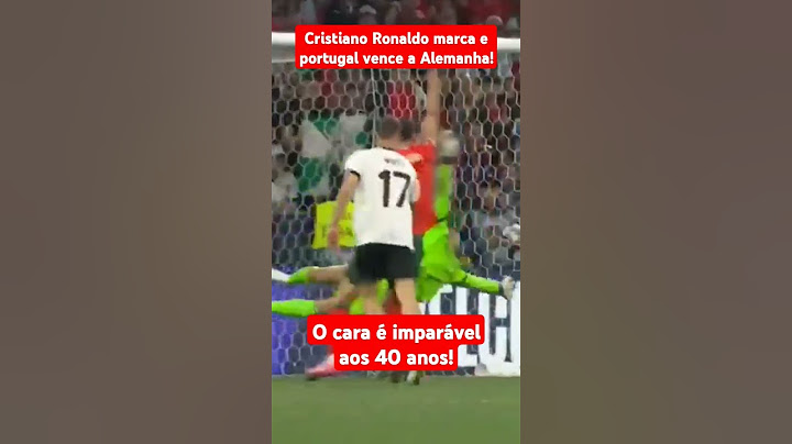 Alemanha 1 x 2 Portugal! Cristiano Ronaldo marca e Portugal vence Alemanha. #futebol