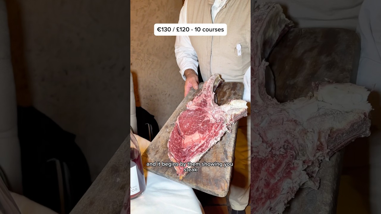 Best steak in the world (part 2) #steak #spain #foodie #food #shorts