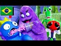 BLUE se TRANSFORMA no GRIMACE SHAKE?! (DUBLADO PT-BR) Rainbow Friends 2 Animação