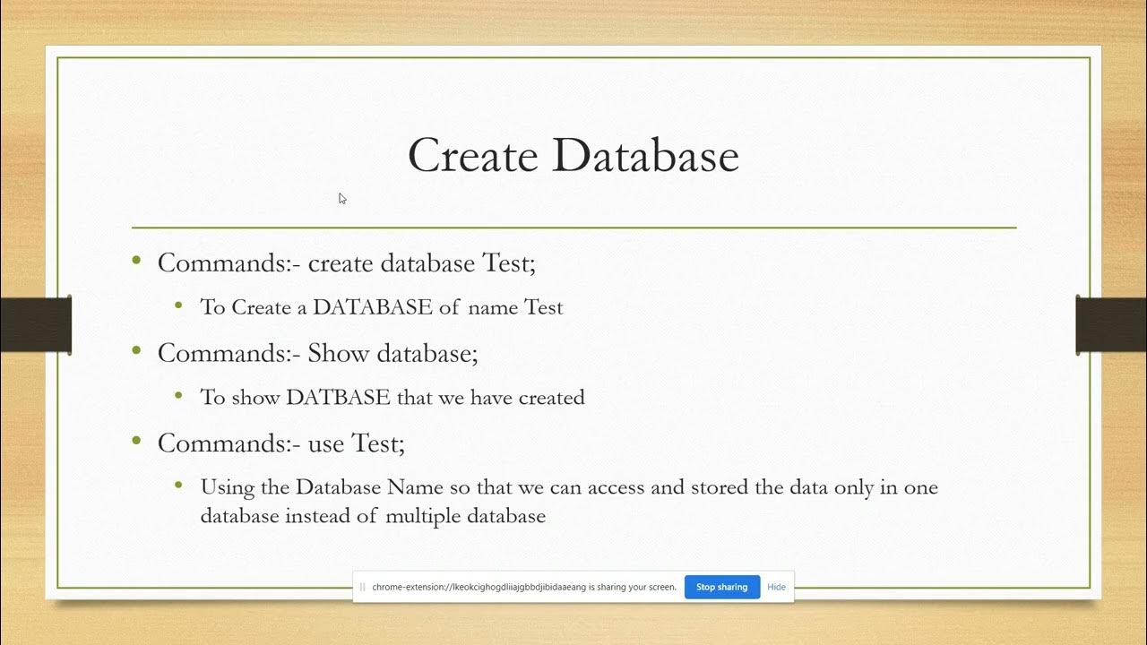 Create Database in MySQL Workbench using SQL Query #mysql #database # ...