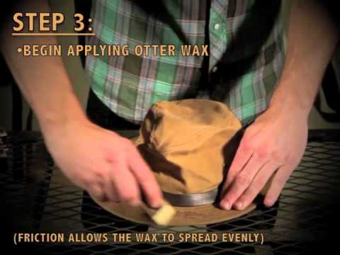 How To Apply Otter Wax Heat-Activated Fabric Dressing