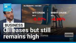 Oil prices ease on renewed hopes of US-Iran peace deal • FRANCE 24 English