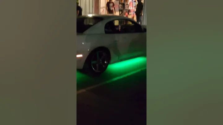 led glow on Ford Mustang