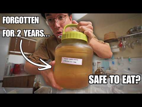 I tasted my oldest forgotten ferments to see if they are still safe