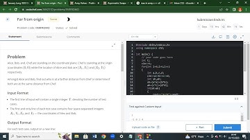 Far from origin| january long contest 2023(div-4) | codechef solution | RS