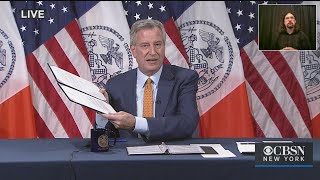 Mayor De Blasio Discusses Phase 2 Reopen
