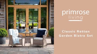Clic Rattan Bistro Set By Primrose Living