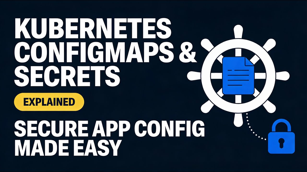 Kubernetes ConfigMaps & Secrets Explained — Secure App Configuration Made Easy