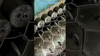 INSANE Hexagonal Wire Mesh Machine Process! 🔥 Automatic Gabion Net Manufacturing